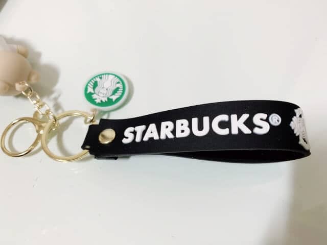 starbucks keyring